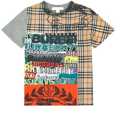 burberry prinkids t shirt|burberry shirts for boys.